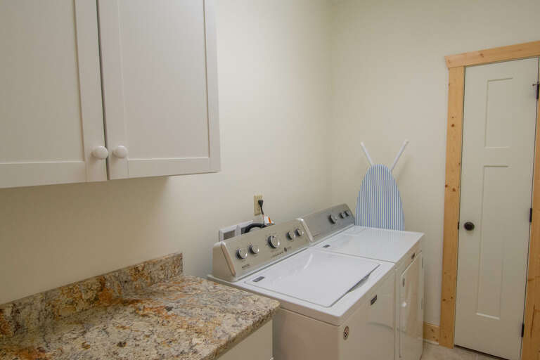 Utility room with Washer & Dryer for your convenience...