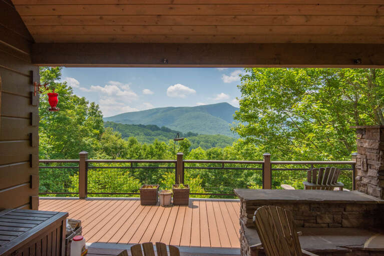 Covered and uncovered outdoor spaces...