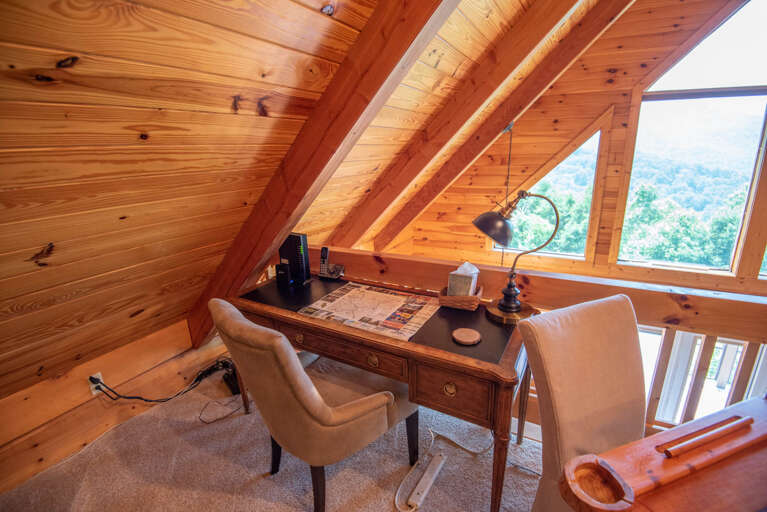 Mini Office Area (try not to work too hard)...