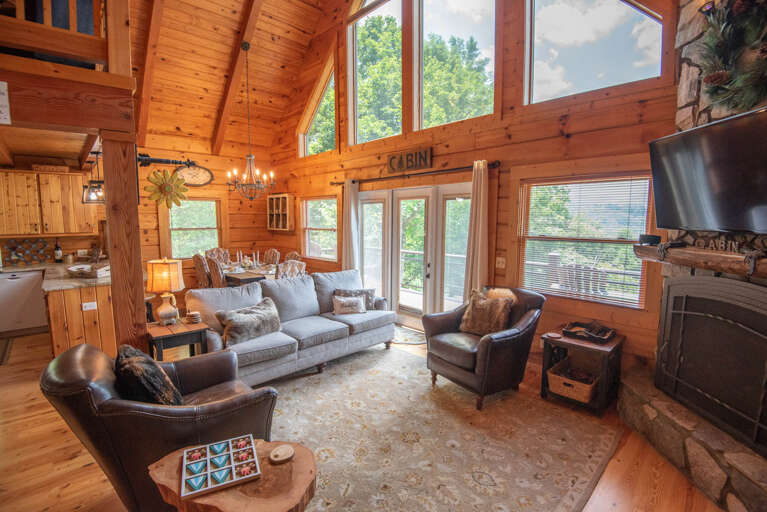 Open living area taking in those views...