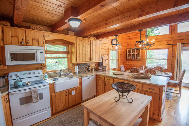 Plenty of counter space for prep and then storage too...