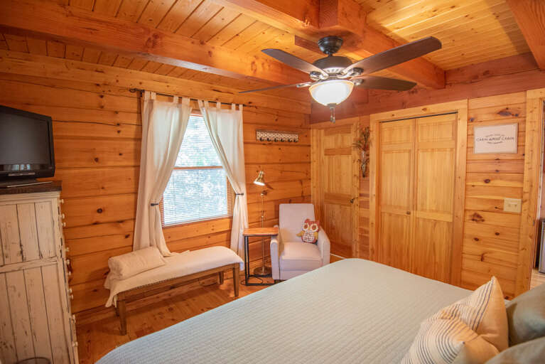 and a seating area for reading...