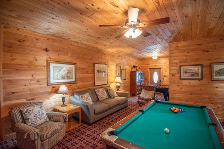 Full size pool table...