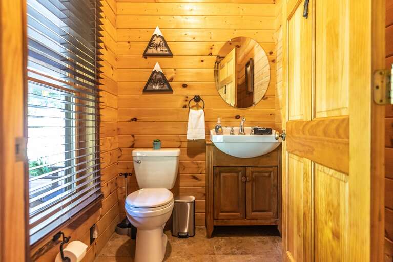 Half Bath on the main floor (3.5 bathrooms total)...