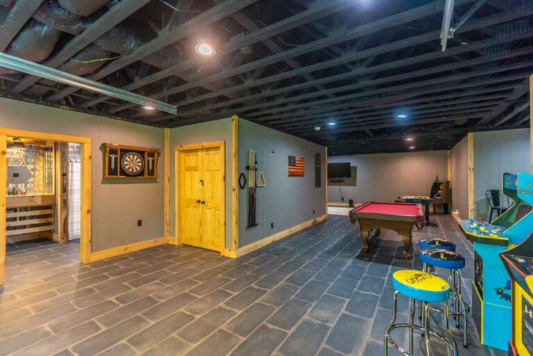 Everything near one another so everyone can enjoy together...