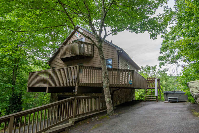 Welcoming you home after a day of High Country Attractions, River Get-A-Way in Jefferson NC!