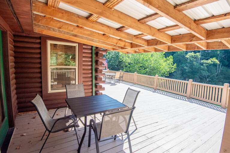 Or under the deck...