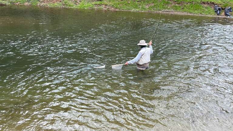 Fisherman's dream come true...