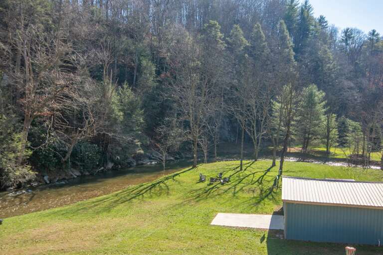 Helton Creek is PRIME trout fishing waters...