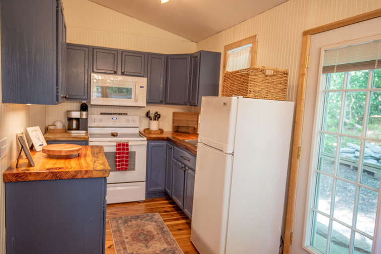 Fully stocked to cook for the family...