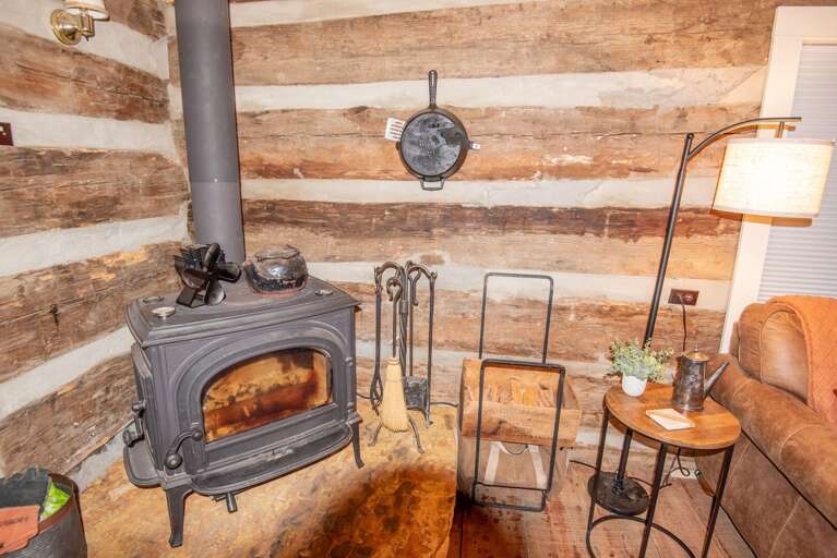 And a stove for ambiance...