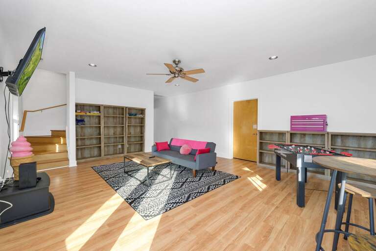 Downstairs living area...
