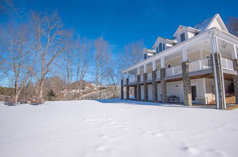 This is the High Country, afterall - enjoy Sullivan Farm at Helton Creek!