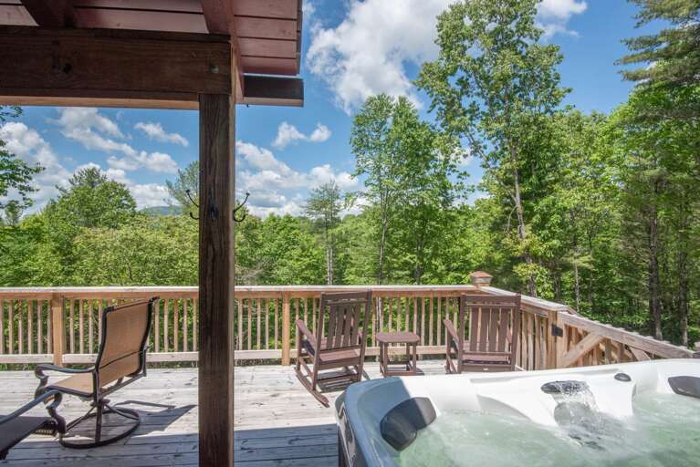 Your hot tub and outdoor entertaining area... Your hot tub and outdoor entertaining area...