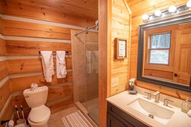 Primary Bathroom with Walk in Shower Primary Bathroom with Walk in Shower