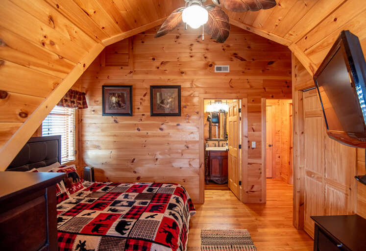 With TV and dresser (to allow you to unpack and feel at home)...