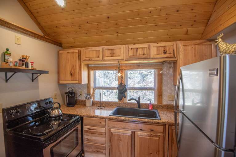 Fully equipped kitchen...