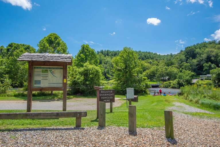 New River State Park - Kings Creek access...