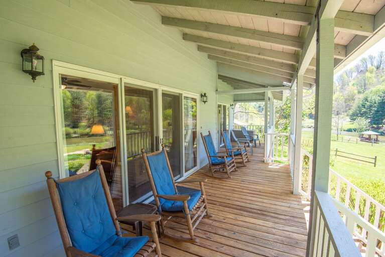 Rocking chair porch...