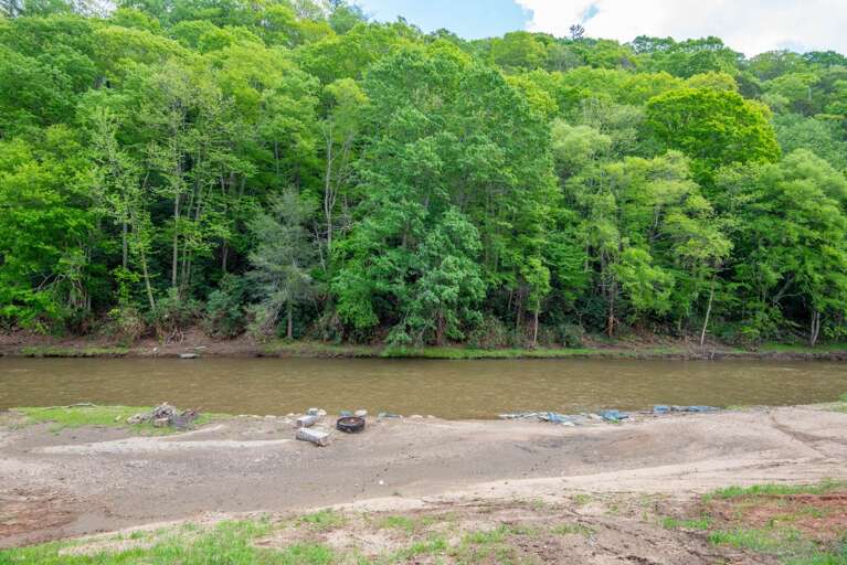 Easy access into the river...