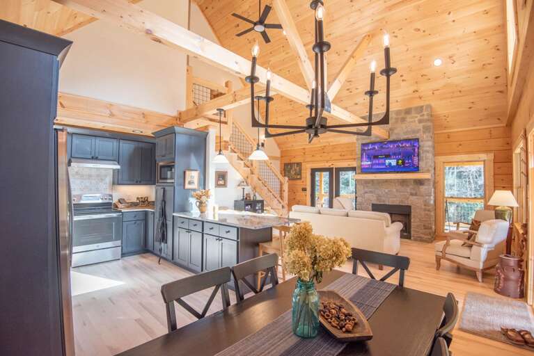 Fully equipped kitchen...