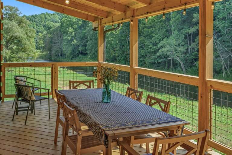 Ample outdoor seating for dining and relaxation