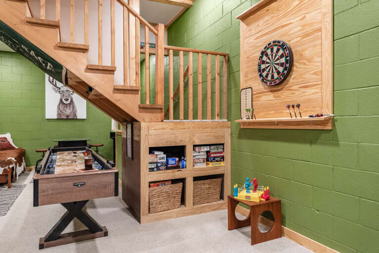 Dart board and extra games...