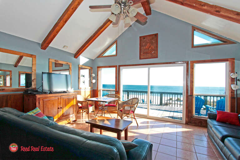 Open living area with great views