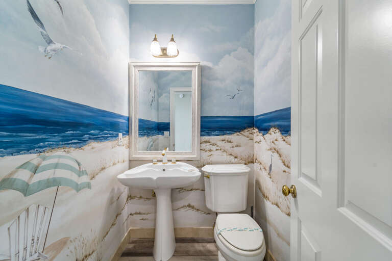 Half Bath on Level 1