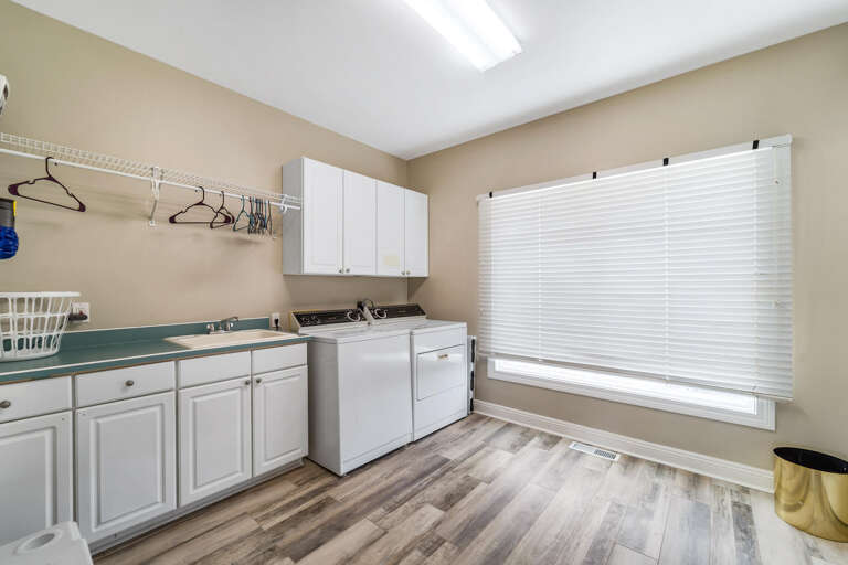 Large Laundry Room off Kitchen