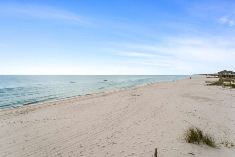 Secluded beaches in front of The S.H.E.D