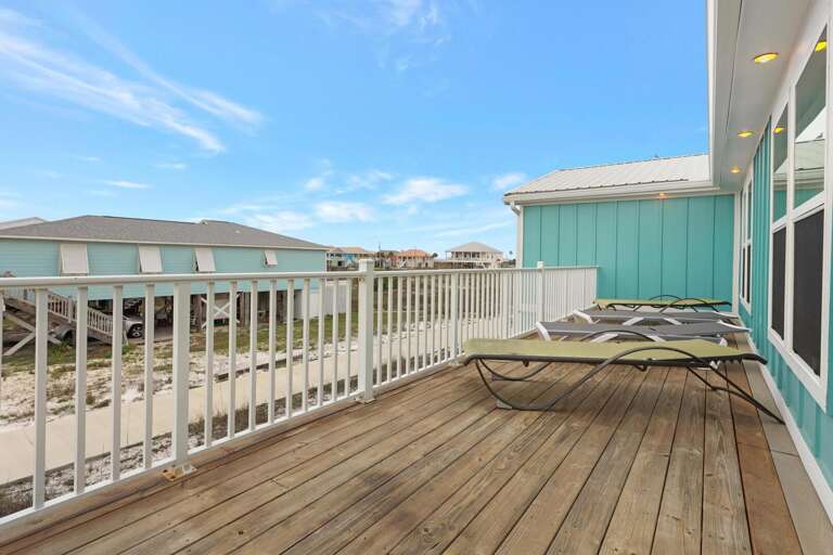 Large Open Deck with amazing Gulf Views