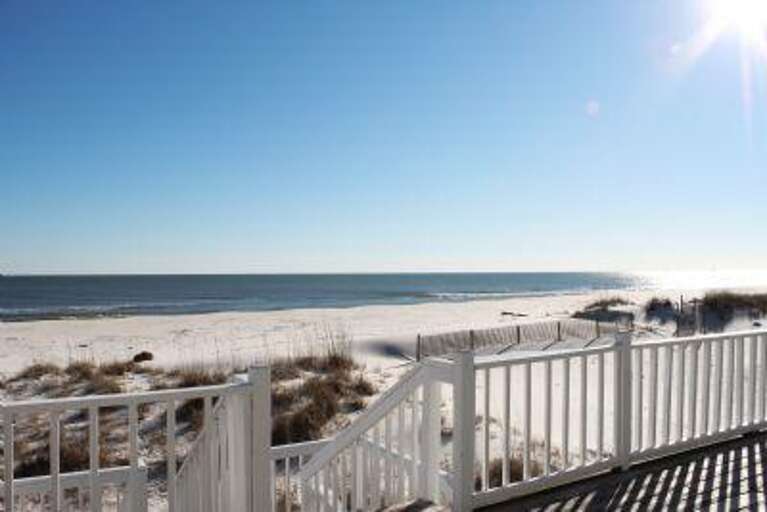 View from the expansive deck.