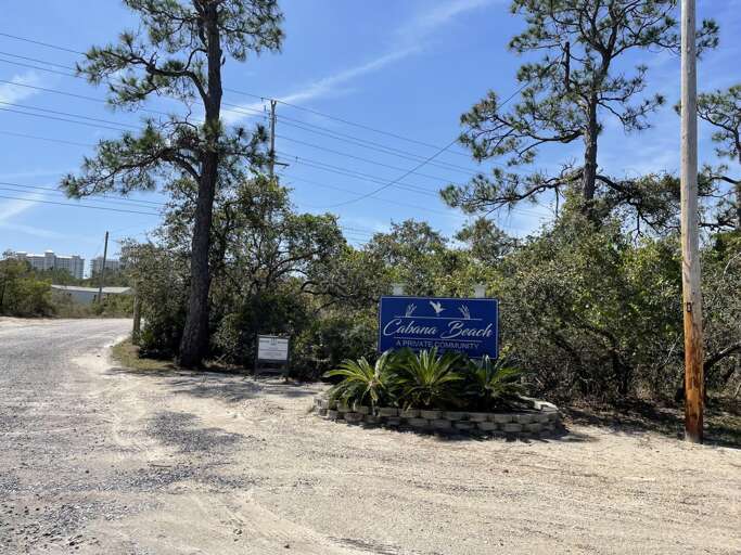 Cabana Beach Estates Entrance