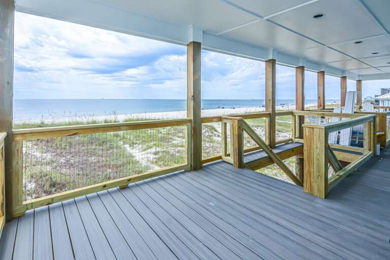Seaside Deck With Dune Views