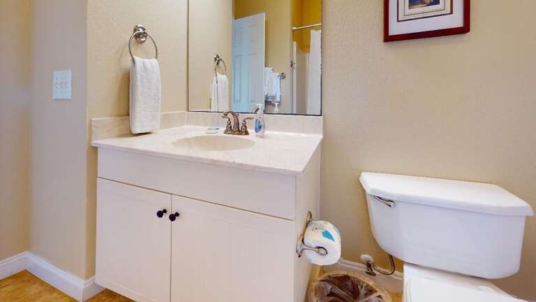 First floor master bathroom