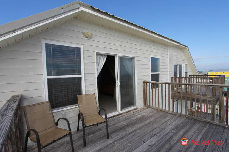 Private balcony off master