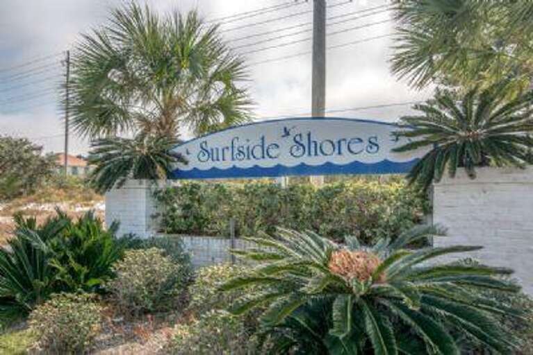 Entrance to Surfside Shores Subdivision