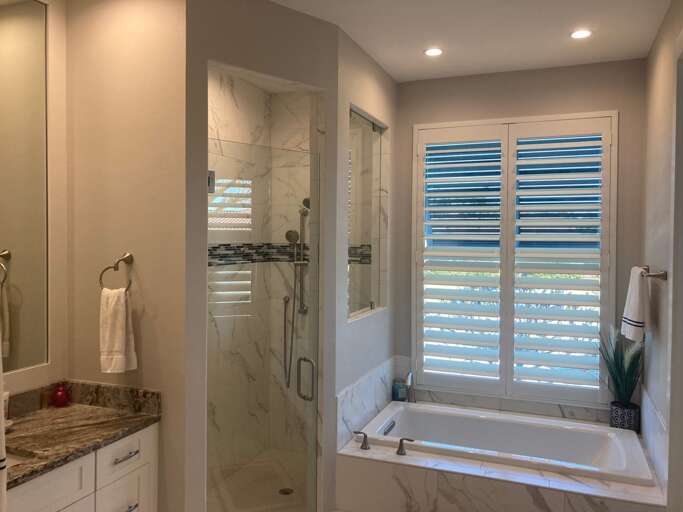 Master Bathroom-walk in shower