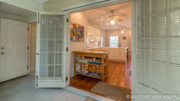 Kitchen Open to Back Porch
