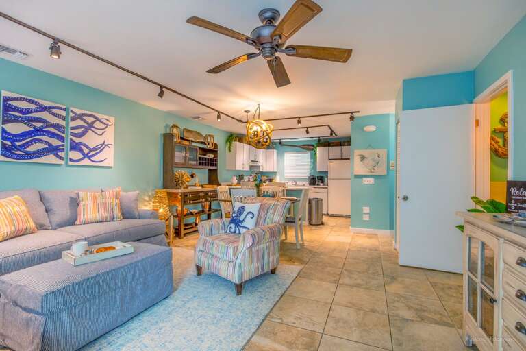 Living / Dining / Kitchen Area