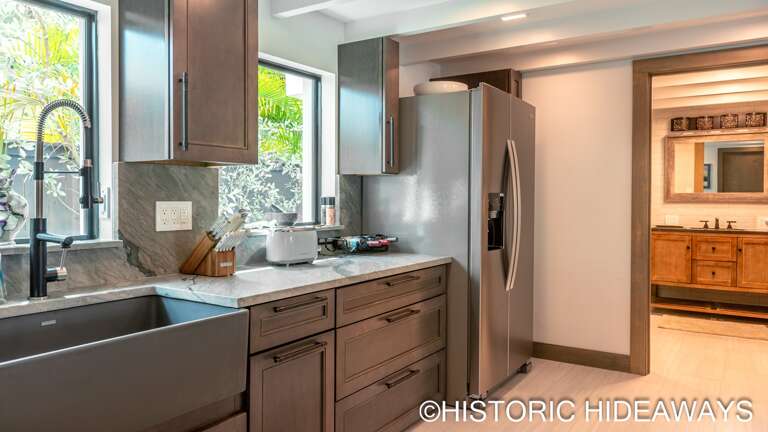 Full Bath off Kitchen